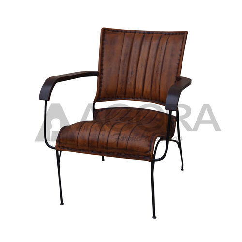 Fauteuil classique - CUBA - AGORA' SRL - en cuir / en métal / fait main