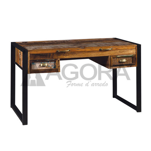 Bureau sur pied - ART. 688-000578 - AGORA' SRL - classique / en bois massif / en matières recyclées