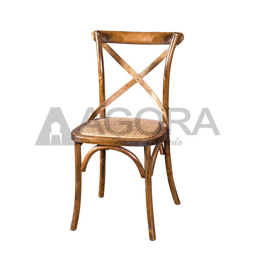 Chaise classique - X - AGORA' SRL - d'intérieur / en tissu / avec piètement en bois massif