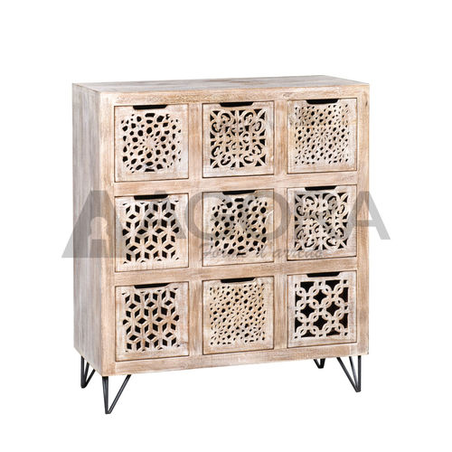 Commode classique - NAMASTÈ  - AGORA' SRL - en bois massif / en bois sculpté / rectangulaire