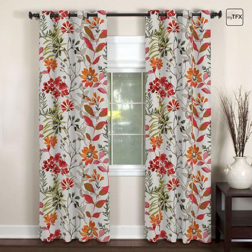Rideau à oeillets - EXOTIC - SONOLYS - à motif floral / en polyester