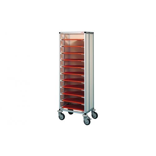 Chariot pour bac gastronorme - RTW 073	 - SCHOLL APPARATEBAU GMBH - pour cuisine professionnelle / personnalisable / en aluminium