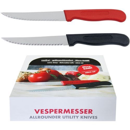 Couteau de cuisine avec manche en plastique - 261800 - GMBH - avec lame en acier inoxydable