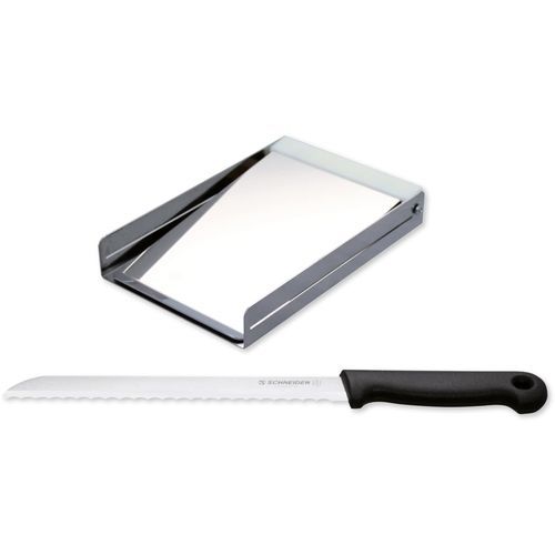 Couteau de cuisine avec manche en plastique - 154810 - GMBH - avec lame en acier inoxydable