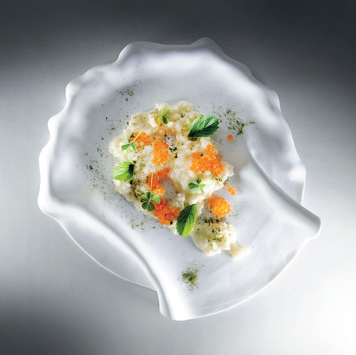 Assiette plate - SETA.01 - ROYALE S.R.L. - ronde / en porcelaine / professionnelle