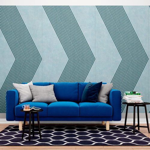 Panneau acoustique pour mur - NULI&reg; - Aistec - en PET / rectangulaire / texturé