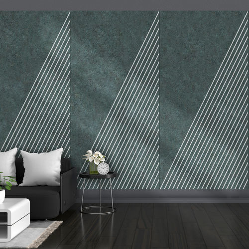 Panneau acoustique pour mur - FUJI&reg; - Aistec - en PET / rectangulaire / texturé