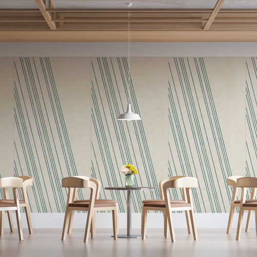 Panneau acoustique pour mur - FLAIX&reg; - Aistec - en PET / rectangulaire / texturé