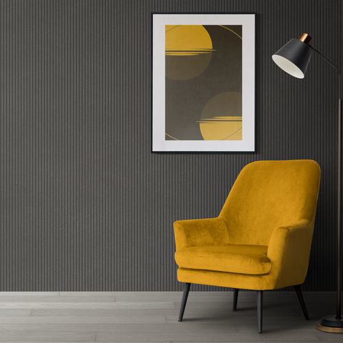 Panneau acoustique pour mur - Grooved® - Aistec - en PET / rectangulaire / texturé