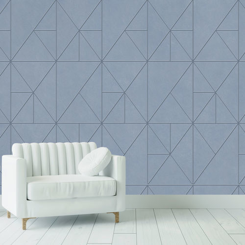 Panneau acoustique pour mur - ORIGAMI® - Aistec - en PET / rectangulaire / texturé