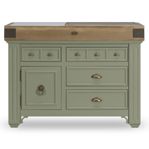 Îlot de cuisine classique - HO&Euml;DIC MM - De Kercoet - en marbre / en granite / en bois