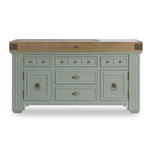 Îlot de cuisine classique - HO&Euml;DIC GM - De Kercoet - en marbre / en bois / en métal