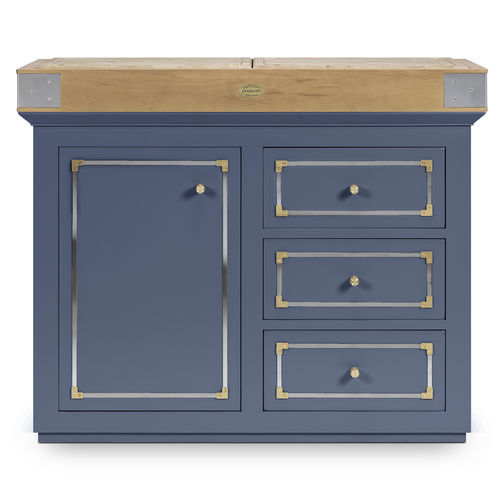 Meuble de cuisine en bois - BILLOT BUFFET PORNICHET - De Kercoet - en marbre
