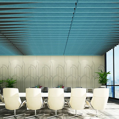 Panneau acoustique pour plafond - DUAL TONE - Acoustic.ae - suspendu / en fibre de polyester / en PET