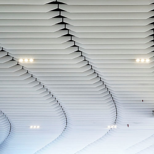 Baffle acoustique en fibre de polyester - BLADE - Acoustic.ae - en PET / de plafond / décoratif