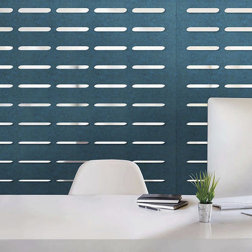 Cloison amovible - SLAT - Acoustic.ae - en PET / professionnelle / de bureau