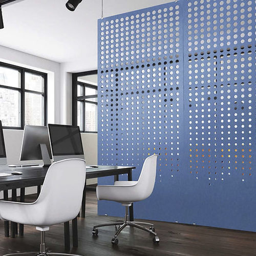 Cloison amovible - SPACE - Acoustic.ae - en PET / professionnelle / de bureau
