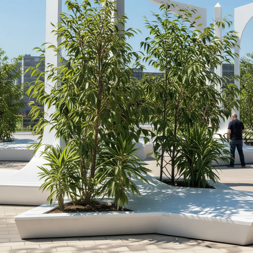 Jardinière en aluminium - J2O - Borvo - triangulaire / modulable / contemporaine