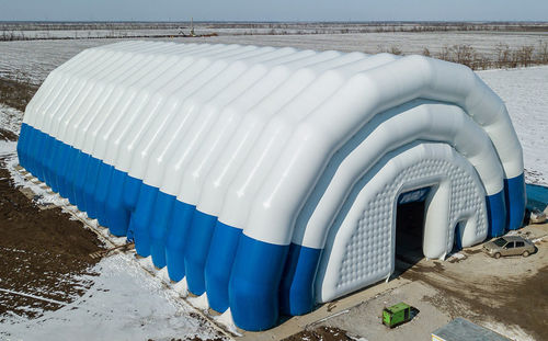 Structure gonflable avec membrane en pvc - CONSTRUCTION SITE COVER  - Vector - pour stockage / pour bâtiment / pour usine