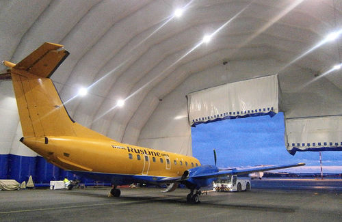 Structure gonflable avec membrane en pvc - AIRCRAFT HANGAR - Vector - pour aéroport