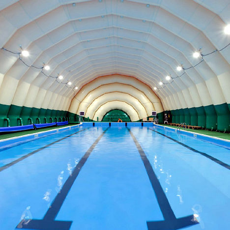 Structure gonflable avec membrane en pvc - COVER FOR SWIMMING POOL - Vector - pour installation sportive / pour espace public / pour bâtiment