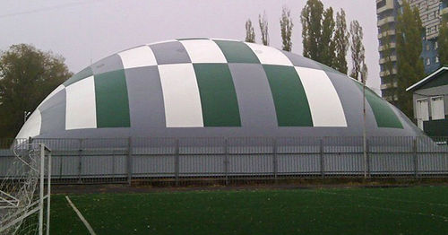 Structure gonflable avec membrane en pvc - FOOTBALL FIELD - Vector - pour terrain de sport