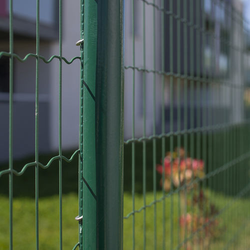 Grillage métallique en acier galvanisé - SOUDÉ PLASTIFIÉ - Quaglia Diffusion - pour clôture / à maillage long / en rouleau