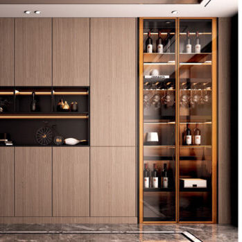 Étagère murale - Aplus Hardware Supplier - contemporaine / en aluminium / en verre