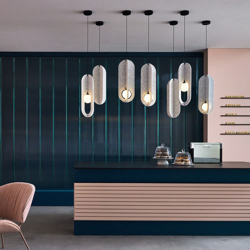 Suspension - SOLLI COCOON - Wever & Ducré BV - en aluminium / en verre soufflé / en PET