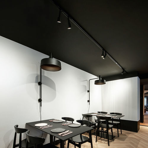 Éclairage sur rail à LED - SARA 1.0 - Wever & Ducré BV - rond / en aluminium / professionnel