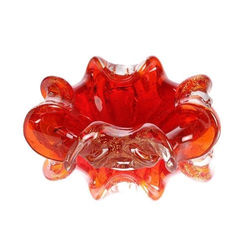 Centre de table en verre de Murano - Christmas flower - Wave Murano Glass srl - en verre soufflé / contemporain / fait main
