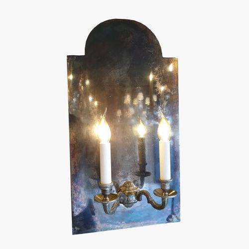Applique murale contemporaine - APP-PLAQUE-2 - Ombres et Facettes - d'intérieur / en bronze / en chrome