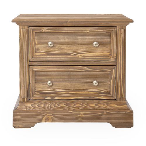 Table de chevet classique - Patara - NDESIGN - en pin / avec piètement en pin / rectangulaire