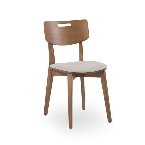 Chaise contemporaine - Penna  - NDESIGN - d'intérieur / en tissu / avec piètement en bois