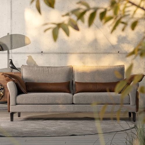Canapé modulable - MK.1230 - MOORKI - contemporain / en tissu / en cuir