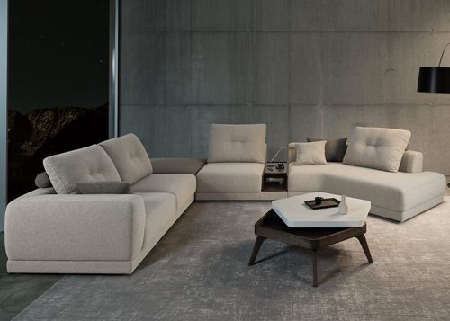 Canapé modulable - MK.1720 - MOORKI - contemporain / en tissu / en cuir