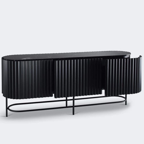 Buffet contemporain - ETERNEL - Milla & Milli - en bois massif / en frêne / en acier