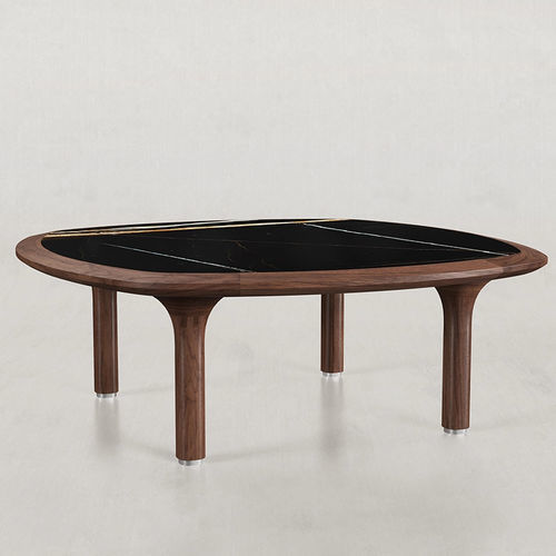 Table basse contemporaine - PILLAR - Spalli - en placage de bois / en contreplaqué / en bois huilé