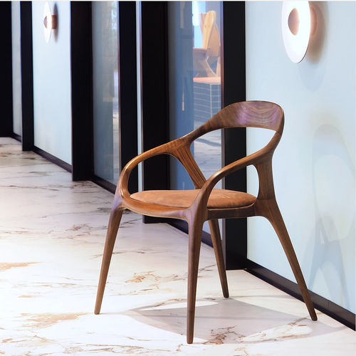 Chaise contemporaine - LHEA - Spalli - d'intérieur / en tissu / en cuir