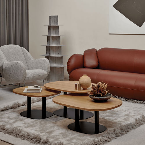 Table basse contemporaine - Toveri - Leolux Global bv - en chêne / en noyer / en bois laqué