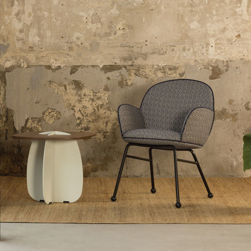 Chaise contemporaine - Round - Lagranja Collection - d'intérieur / en tissu / avec piètement en acier