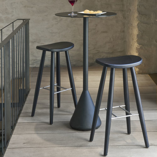 Tabouret contemporain - BASIC - Lagranja Collection - en chêne / en hêtre / en bois teinté