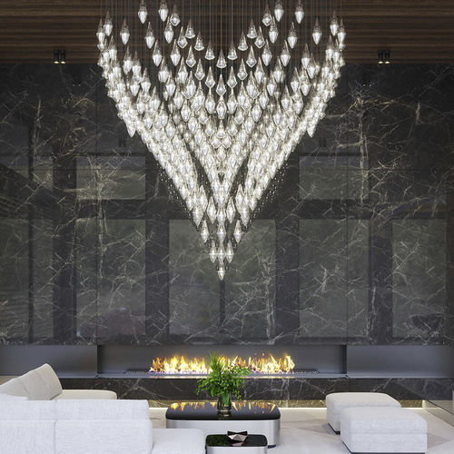 Lustre contemporain - ZORE - Sans Souci s r.o. - en cristal / professionnel / géométrique