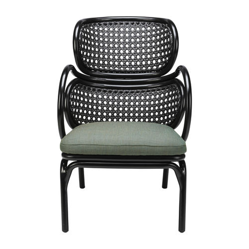 Fauteuil contemporain - Current LAC - Satelliet Originals - en tissu / en aluminium / en plastique recyclé