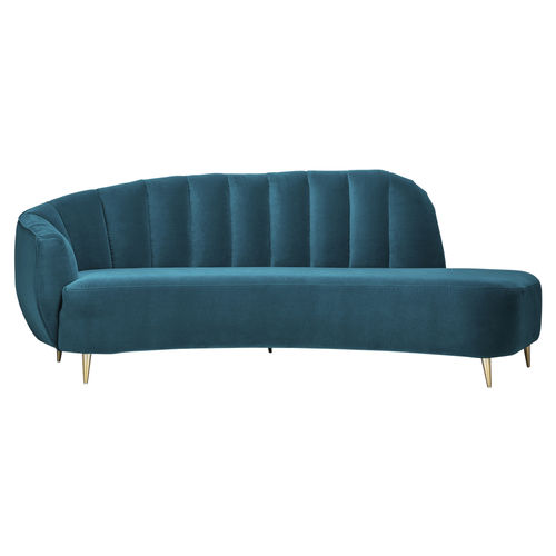 Canapé contemporain - Josephine Left LB - Satelliet Originals - en tissu / en cuir / avec accoudoirs