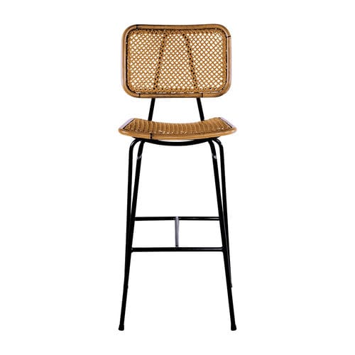 Chaise de bar contemporaine - 550 HS - Satelliet Originals - d'extérieur / en aluminium / en osier