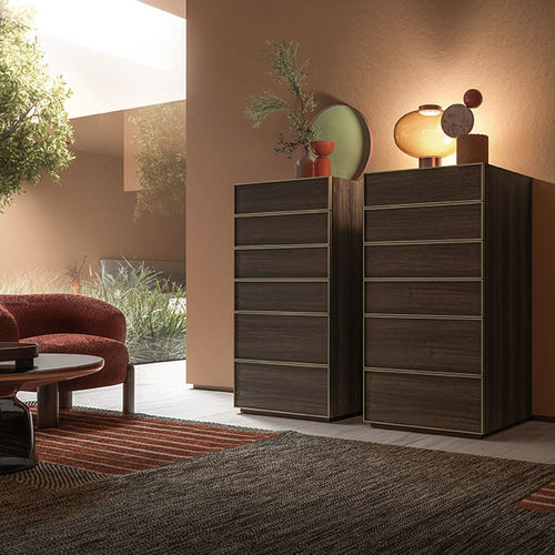 Chiffonnier contemporain - FRAME - Kico srl - en chêne / en noyer / en mélaminé