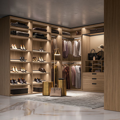 Dressing d'angle - CABINET - Kico srl - modulable / contemporain / en métal