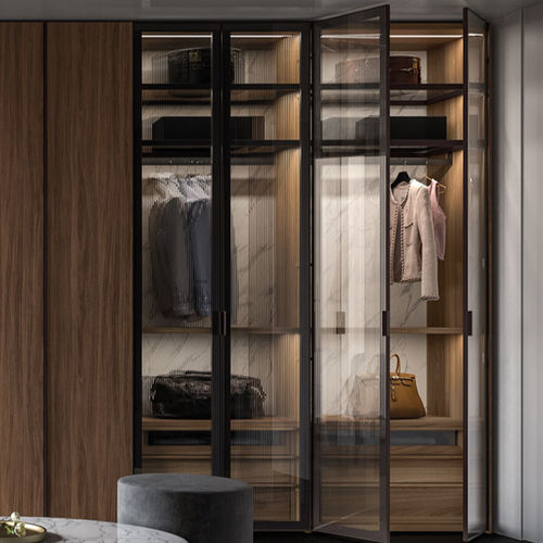 Armoire en verre - FRAME - Kico srl - modulable / d'angle / contemporaine