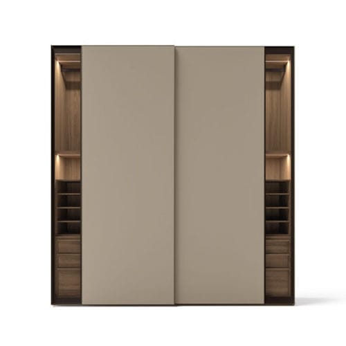 Armoire modulable - BARCODE - Kico srl - contemporaine / en bois laqué brillant / en placage de bois